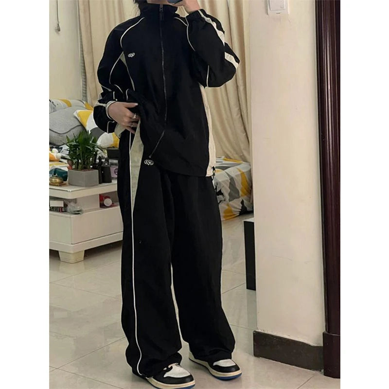 Baggy-Cargohose für Damen im Harajuku-Stil