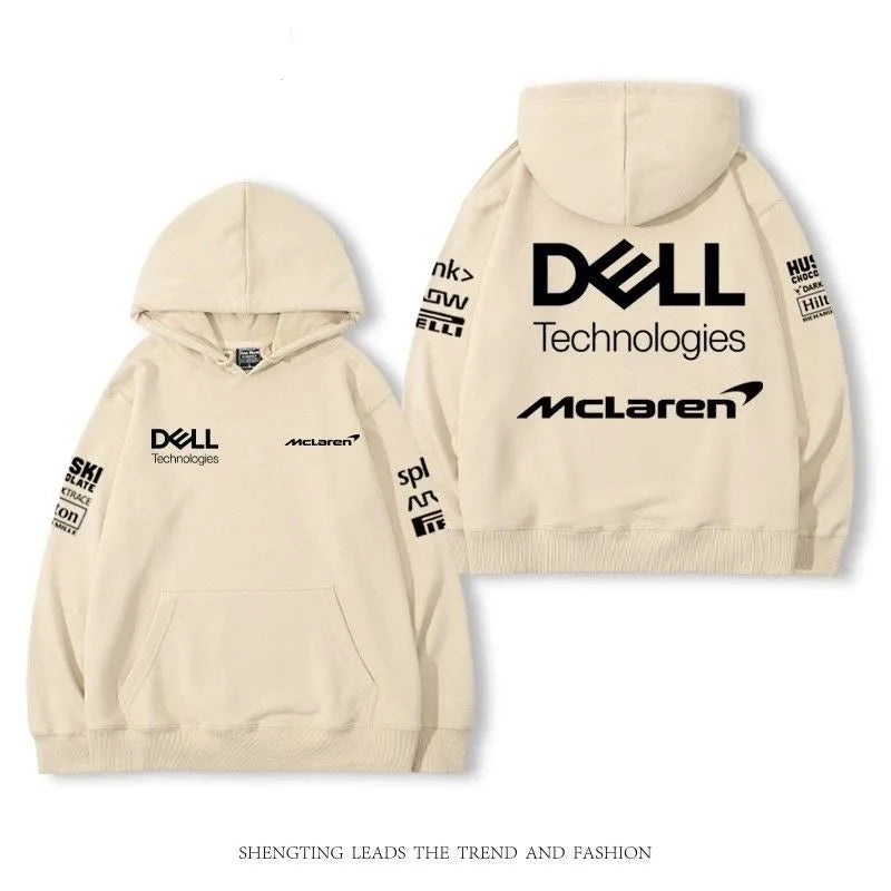 McLaren Formula 1 Racing Suit McLaren Norris Fans Hooded Sweater Men's Autumn and Winter Jacket