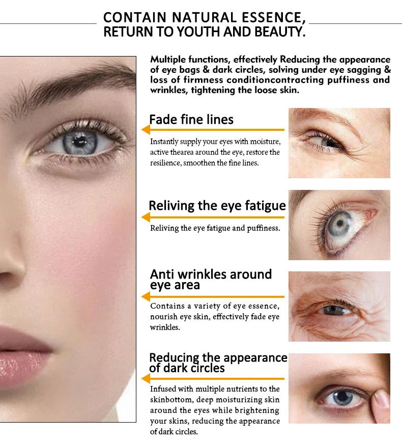ARTISCARE Snail Facial Cream + Peptide Eye Serum + Golden Eye Cream Face Care Dark Circles Skin Care