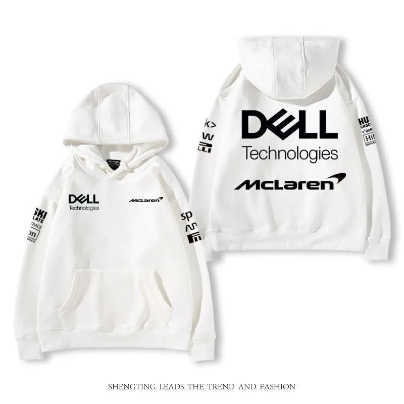 McLaren Formula 1 Racing Suit McLaren Norris Fans Hooded Sweater Men's Autumn and Winter Jacket
