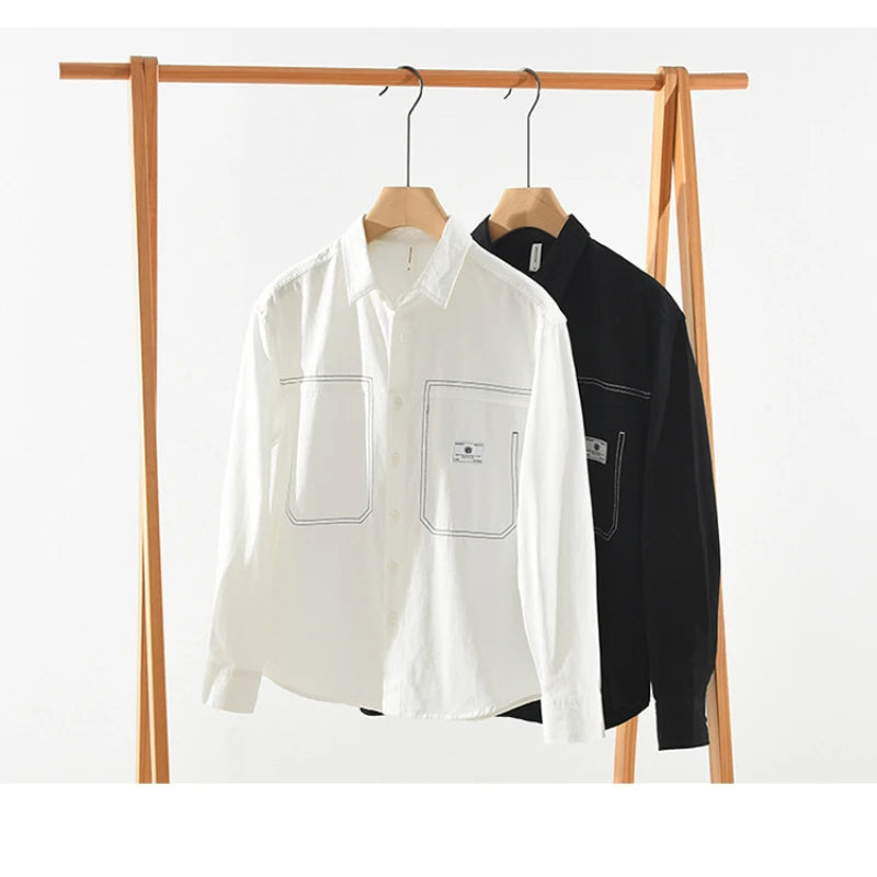 Neue lockere Patchwork-Shirts aus 100 % Baumwolle