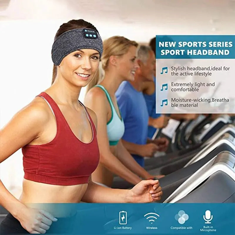Sleeping Headband Elastic Wireless Headphones with Music