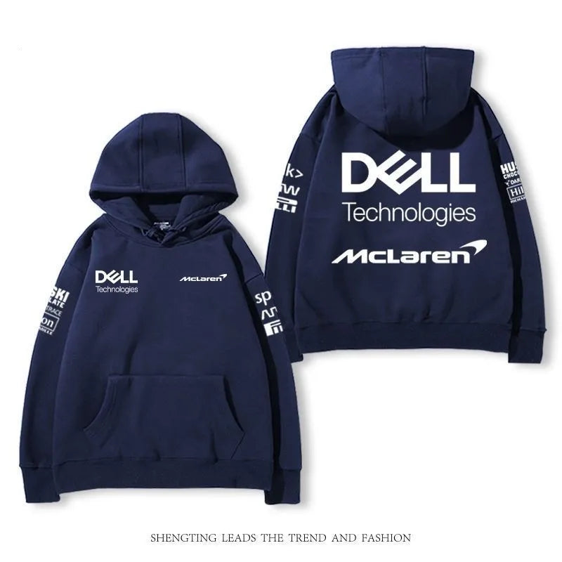 McLaren Formula 1 Racing Suit McLaren Norris Fans Hooded Sweater Men's Autumn and Winter Jacket