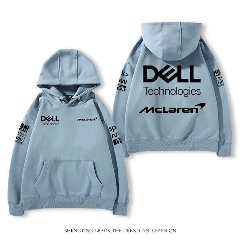 McLaren Formula 1 Racing Suit McLaren Norris Fans Hooded Sweater Men's Autumn and Winter Jacket