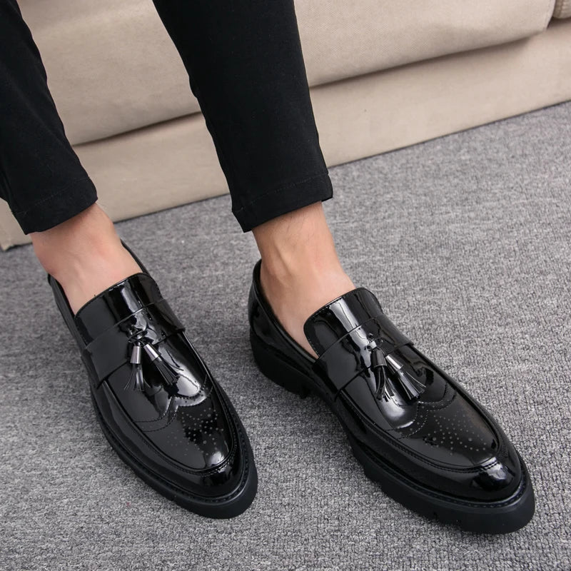 Mode Goldene Herren Freizeitschuhe