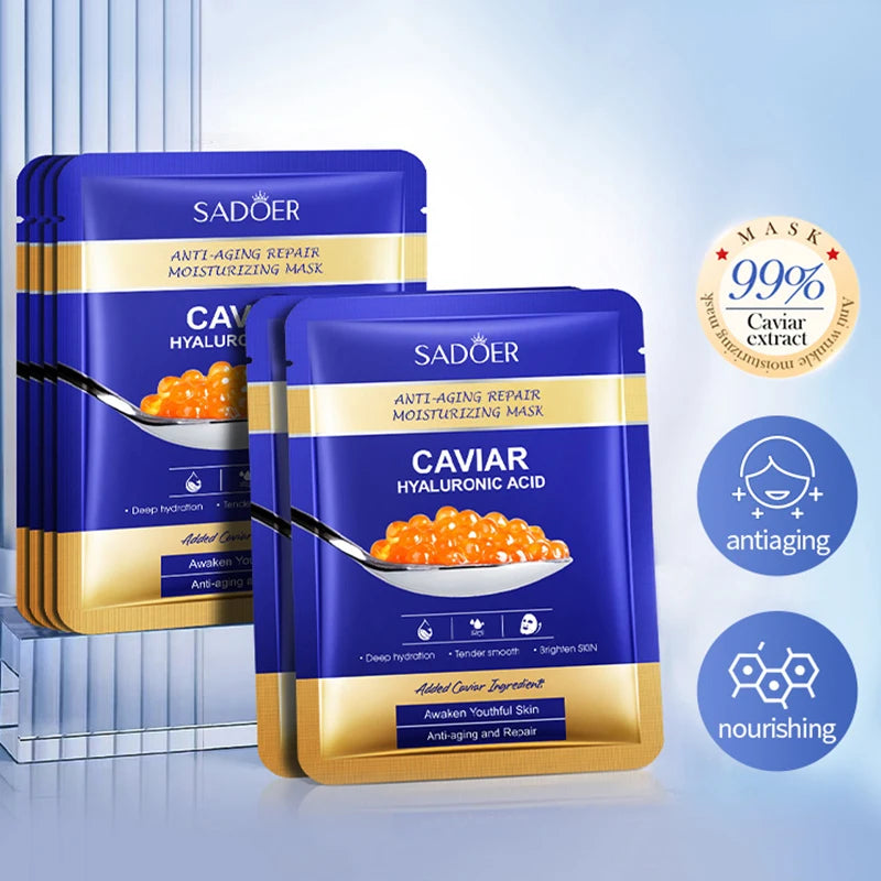 5pcs SADOER Caviar Hyaluronic Acid Moisturizing