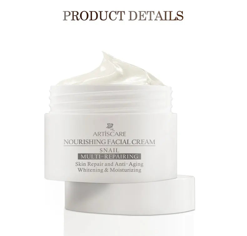 ARTISCARE Snail Facial Cream + Peptide Eye Serum + Golden Eye Cream Face Care Dark Circles Skin Care