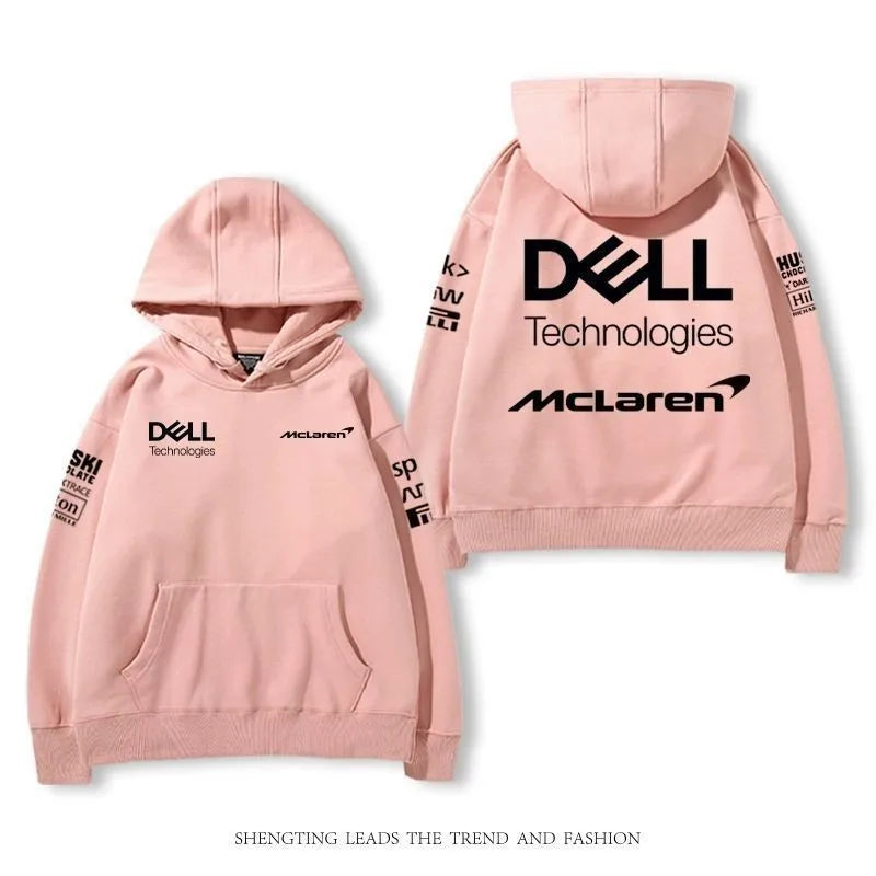 McLaren Formula 1 Racing Suit McLaren Norris Fans Hooded Sweater Men's Autumn and Winter Jacket