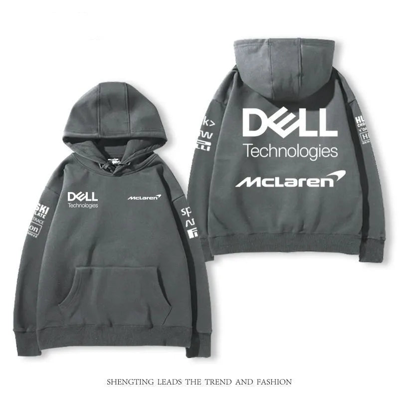 McLaren Formula 1 Racing Suit McLaren Norris Fans Hooded Sweater Men's Autumn and Winter Jacket