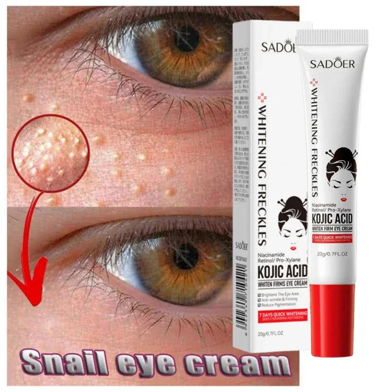 Eye Cream Anti-Puffiness Anti Inflammatory Reduce Dark Circles Fade Fine Lines Repair