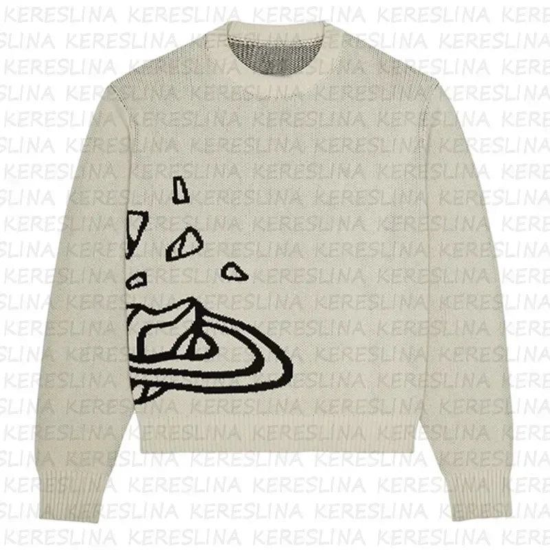 planet cosmic star knit jumper