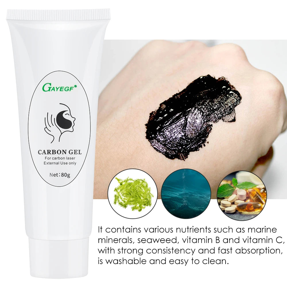 Carbon Gel Black Face Cream Mask