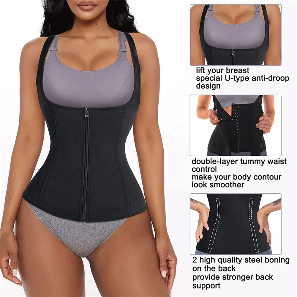 Taillentrainer-Tanktop für Damen