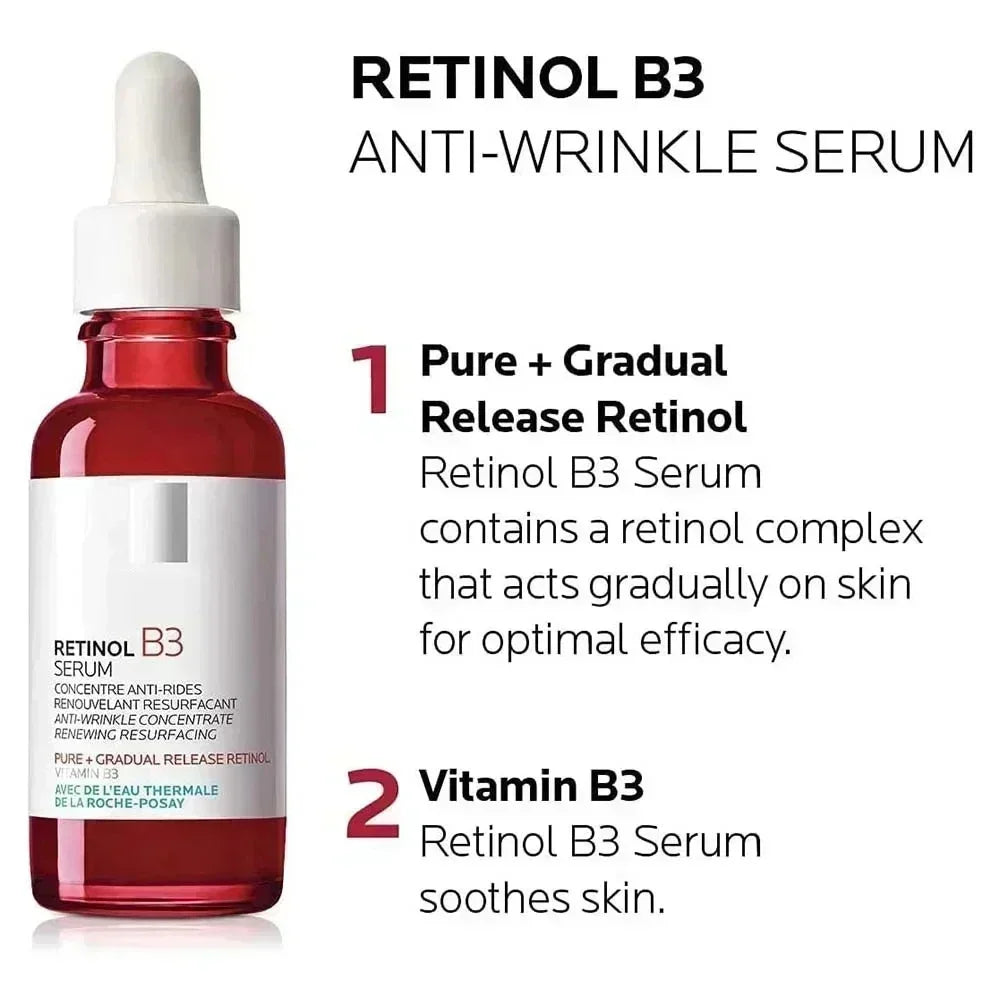 Original Face Serum / HYALU B5/ CICAPLAST B5/ PURE VITAMIN C10 / RETINOL B3/EFFACLAR Serum/ NIACINAMIDE 10 Facial Care 30ml