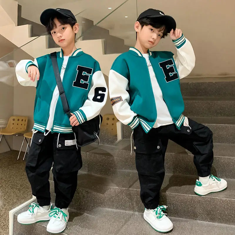 Baseballjacke für Jungen, neue Mode