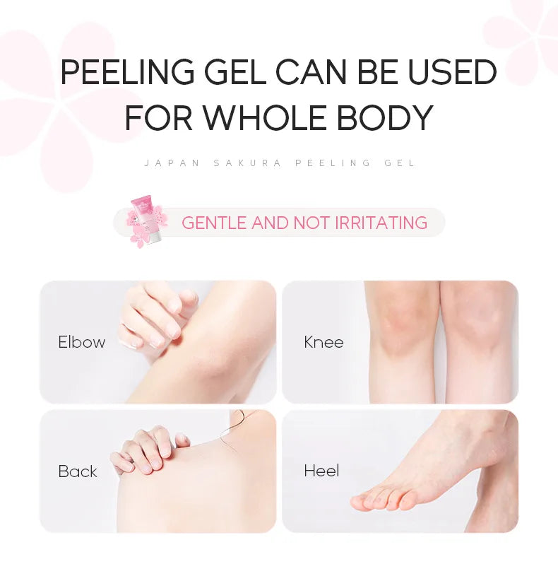 Sakura Facial Cleaner Korean Face Serum Exfoliating Peeling Gel Moisturize Toner Eye Cream Sunscreen Cosmetics Skin Care Set