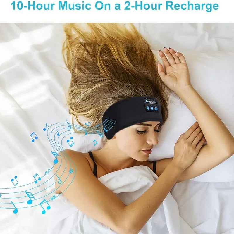 Sleeping Headband Elastic Wireless Headphones with Music