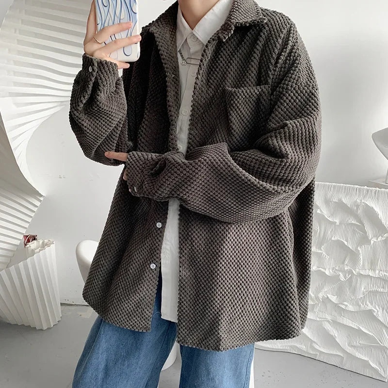 Long Sleeve Corduroy Shirt