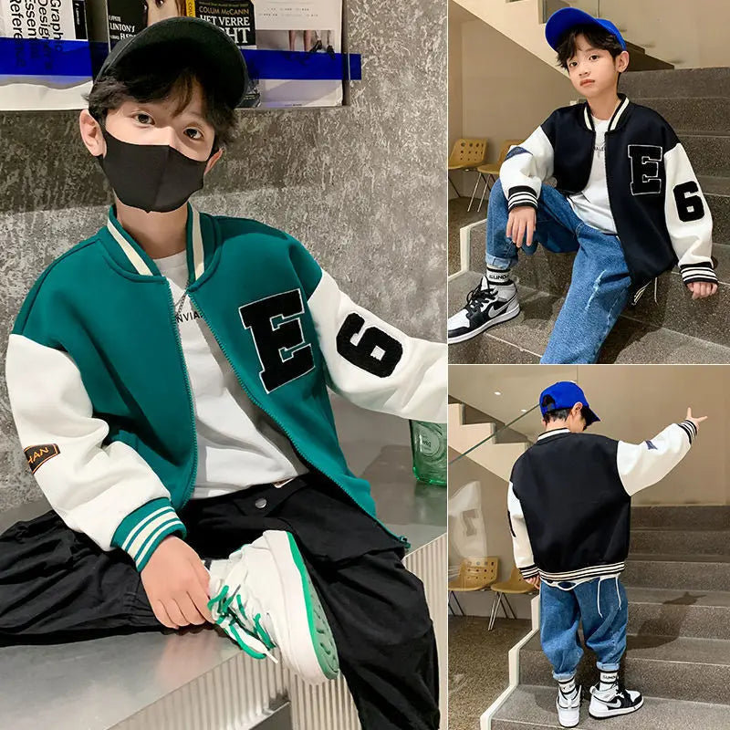Baseballjacke für Jungen, neue Mode
