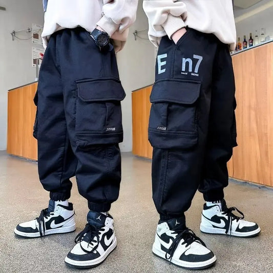 Kinder Solide Cargohose Jungen