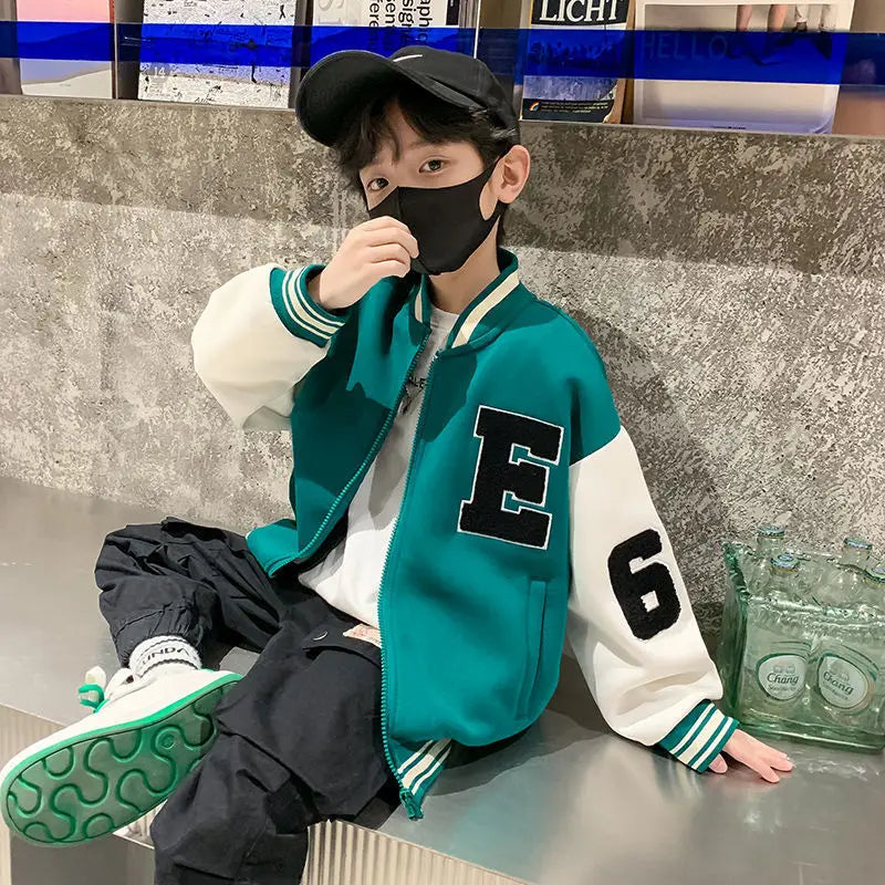 Baseballjacke für Jungen, neue Mode