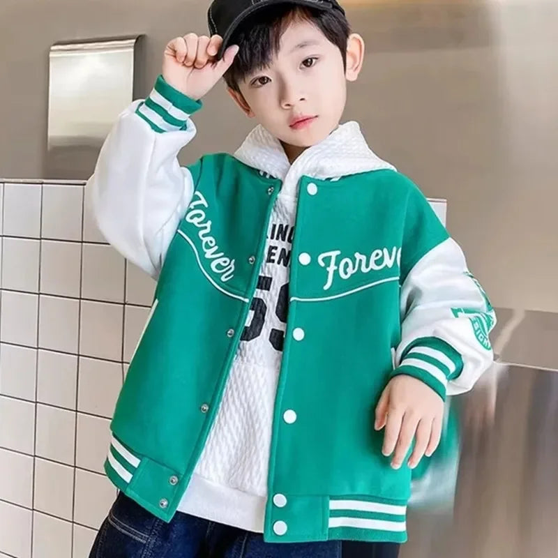 Herbstjacke Baseballanzug Kleidung für Kinder