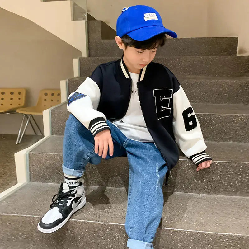 Baseballjacke für Jungen, neue Mode