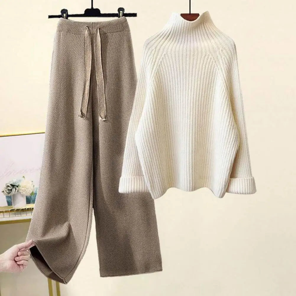 Warm Knitted women Suit