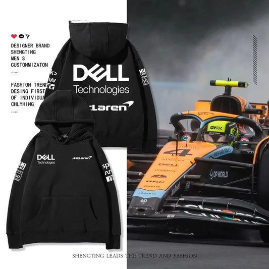 McLaren Formula 1 Racing Suit McLaren Norris Fans Hooded Sweater Men's Autumn and Winter Jacket